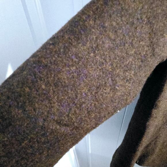 Shiatzy Chen Wool Blend Brown Jacket Size F 36 (US size 6)– Minimalist, Designer - Picture 4 of 14